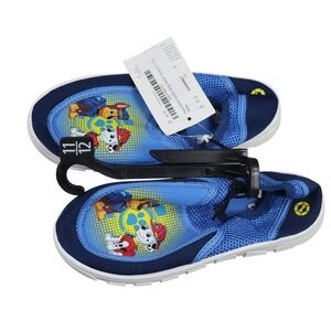Paw Patrol Shoes Kids Size 11.5 Blue Slip On Marshall Chase Rubble Sneakers